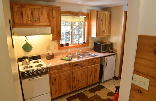 Government Camp Cabina | Heart of village! Knotty pine cabin. Perfect for 2 people!