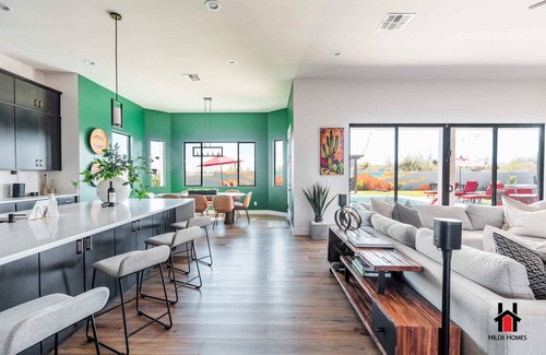 Rio Verde Foothills Casa | Heated Pool, Fire Pit, Hot Tub & Putting Green