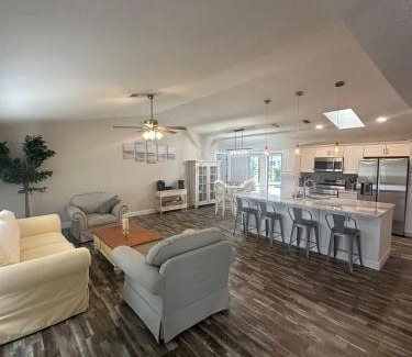 Pebble Beach Casa | Heated pool with canal views