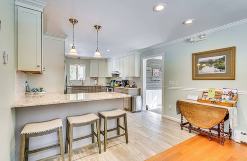 Ludlow Casa | Heated Saltwater Pool: Riverfront Home in Ludlow