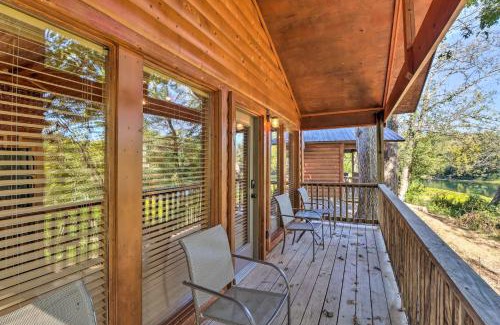 Swinging Bridge Village Casa | Heber Springs Cabin with Deck and River Views!
