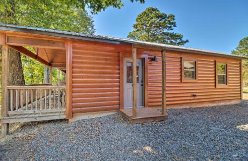 Swinging Bridge Village Casa | Heber Springs Cabin with Deck and River Views!