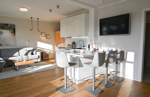 Daenschendorf Apartamento | Helle Deel – Bright Holiday Apartment with Sauna and Terrace