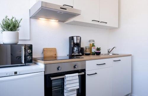 Ruettenscheid Apartamento | Helles Design-Appartement an der Messe