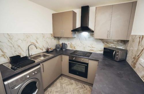 Barrow-on-Trent Apartamento | Hen & Chickens Luxury Apartments, Free Parking, By DerBnB
