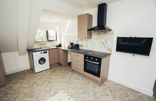 Barrow-on-Trent Apartamento | Hen & Chickens Luxury Apt Free Parking | By DerBnB