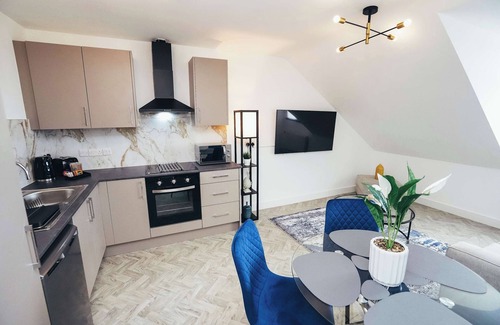 Barrow-on-Trent Apartamento | Hen & Chickens Luxury Apt Free Parking | By DerBnB