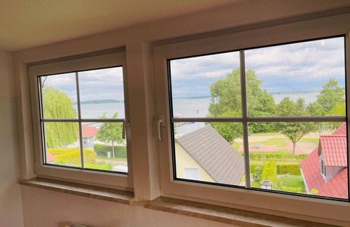 Muritz Apartamento | Herberge Seensucht Fewo Jabelscher See OG with lake view