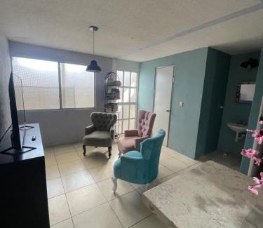 San Juan del Río Casa | Hermosa casa con dos habitaciones y dos baños