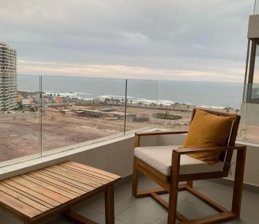 Antofagasta Apartamento | Hermoso departamento de 1D, terraza y vista al mar