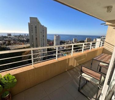 Placeres Apartamento | Hermoso Depto estilo mariposa con vista al mar