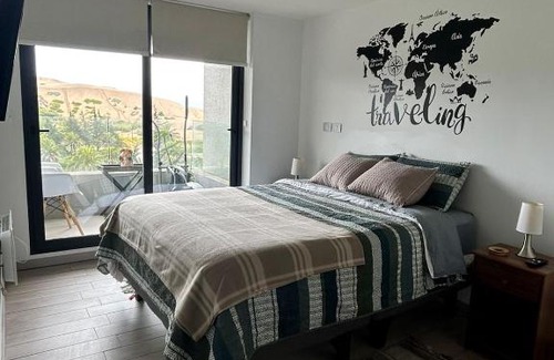 Concon Apartamento | Hermoso Depto para 4 personas ,con Arcade de juegos y vista hacia las Dunas y el Mar