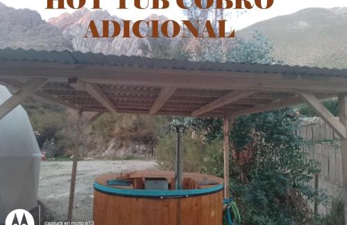 Paiguano Otro | Hermoso domo privado para 2 personas con piscina - Cochiguaz- Valle de Elqui