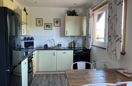 Dumfries Cabina | Heron Lodge, borde del bosque Mabie con impresionantes vistas de los alrededores Wifi 4G