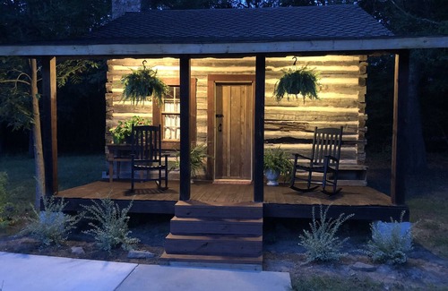 Washington Cabina | Kirksey-Cabaña de madera-Baño Privado
