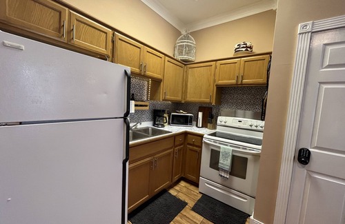 Mammoth Spring Apartamento | Hideaway Loft on Historic Main Street in Beautiful Brick Building.