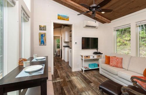 Robbinsville Casa | High Hollow Cottage Modern Tiny Home with Hot Tub