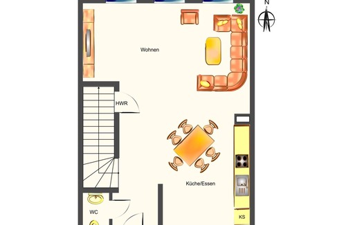 Katschow Casa | High-quality furnished DHH in a quiet location, with terrace, WiFi and parking space.