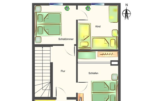 Katschow Casa | High-quality furnished DHH in a quiet location, with terrace, WiFi and parking space.