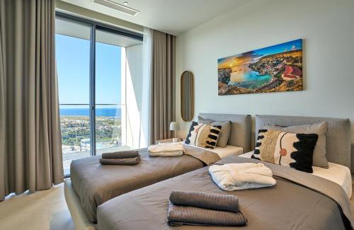 Paceville Apartamento | High-Rise Elegance 18th Floor Apartment with Stunning Sea Views