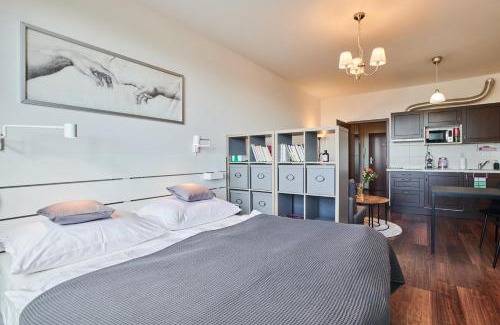 Prague 9 Apartamento | High-Sky O2 arena Apartment with garage parking and AC