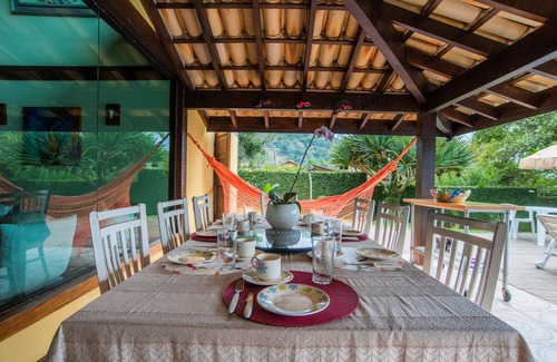 Jardim Carolina Casa | High standard house, right on the sand - Praia da Fortaleza - Ubatuba