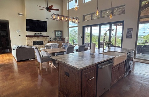 Lick Creek Ranch Casa | Hill Country modern farmhouse with beautiful views