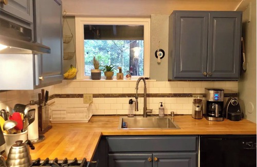 Guerneville Cabaña | Hillside Retreat in the Redwoods w/ Hot Tub, Pet-Friendly