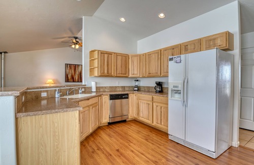 Alpine Village Casa | Hilltop Home w/ Great Mountain Views, Back Porch, WiFi, W/D & Attached Garage