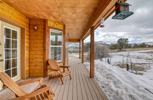 Alpine Village Casa | Hilltop Home w/ Great Mountain Views, Back Porch, WiFi, W/D & Attached Garage