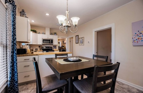 Cary Casa | Historic 2BR Retreat Walk to Eats Porch & Yard