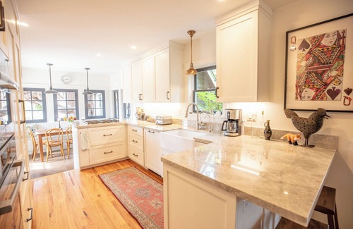 Eastside Santa Cruz Casa | Historic 3-bedroom farmhouse, 2 fireplaces and pool in Santa Cruz-near beaches!