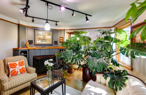 South Addition Cabaña | Historic Home w/ Gardens in Downtown Anchorage