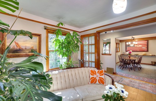 South Addition Cabaña | Historic Home w/ Gardens in Downtown Anchorage