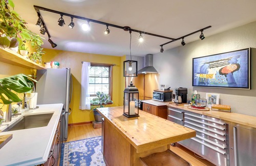 South Addition Cabaña | Historic Home w/ Gardens in Downtown Anchorage