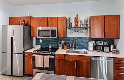 Chattanooga Condominio | Historical Downtown, Private, Self-check-in, 1 car Parking, 1King & 1Queen beds