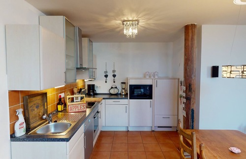 Sudarle Apartamento | Alojamiento de cinco estrellas con encanto en un Gulfhof cotizada, Wi-Fi gratuito