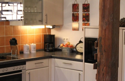 Sudarle Apartamento | Alojamiento de cinco estrellas con encanto en un Gulfhof cotizada, Wi-Fi gratuito