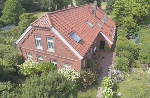 Sudarle Apartamento | Alojamiento de cinco estrellas con encanto en un Gulfhof cotizada, Wi-Fi gratuito