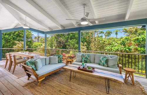 Hanalei Casa | Hoaloha- Few Steps to Hanalei Bay+AC & Hot Tub