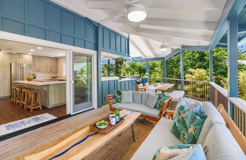Hanalei Casa | Hoaloha- Few Steps to Hanalei Bay+AC & Hot Tub