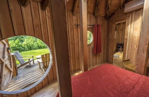 Savignac-de-Miremont Cabina | Hobbit house con spa privado