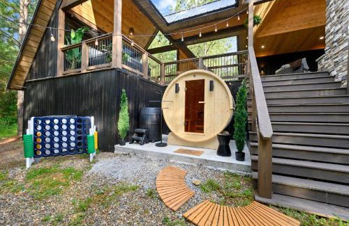 Hochatown Casa | Hoch-A-Frame I Sauna-Hot Tub-Putt Putt-Firepit