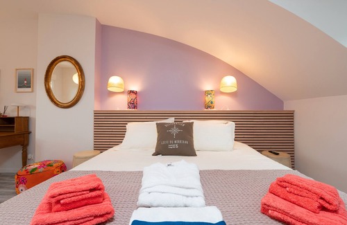 Ploeren Cama Y Desayuno | Habitación 'Hoëdic' con terraza compartida, Wi-Fi y aire acondicionado