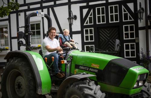 Niederberndorf Apartamento | Hof Köhne - Haus am Spielplatz - Schweinchen