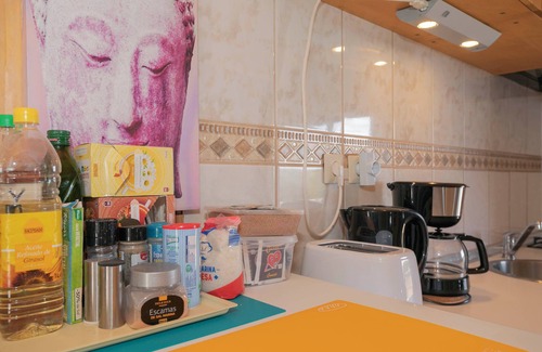 Granadilla de Abona Apartamento | Apartamento vacacional "Casa Killa" con vistas al mar, terraza y jardín compartido