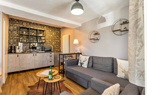 Ortsmitte Apartamento | Apartamentos Löwenstein FeWo 2 con jardín comunitario y wifi