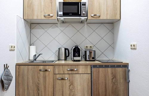 Muritz Apartamento | Apartamento vacacional 'Storchenzimmer' con terraza compartida y Wi-Fi