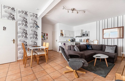 Friedrichskoog Apartamento | Apartamento vacacional 'Friedrichskoog Spitze' con terraza privada y Wi-Fi