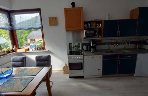 Kamp-Bornhofen Apartamento | Apartamento vacacional con una hermosa vista del valle del Rin, con sauna